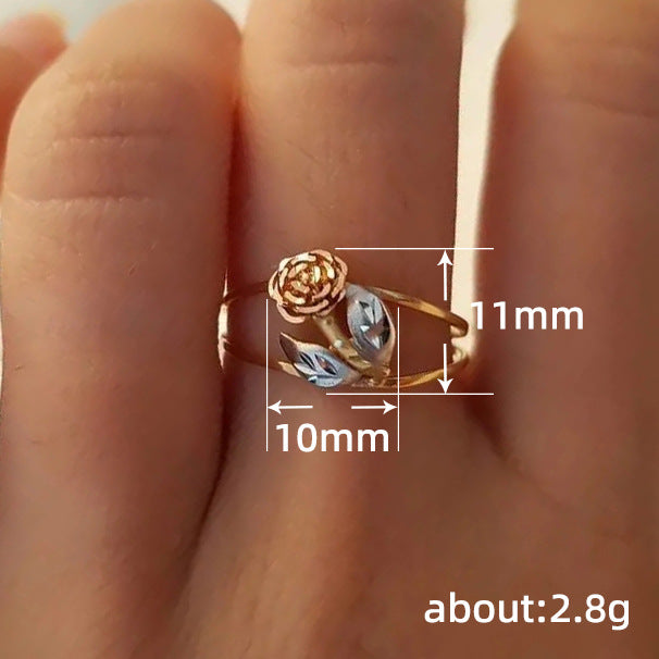 Gold Rose Ring