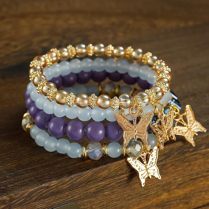 Butterfly Bliss Beaded Bracelets