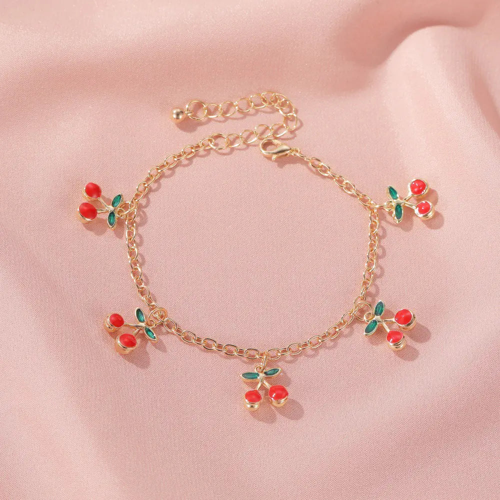 Cherry Bracelet for Women